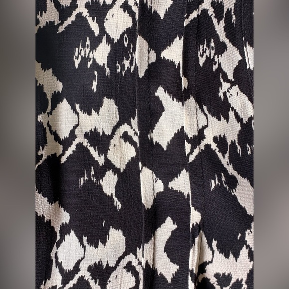 NWT Zara Long Sleeve Black And White Shift Dress Size S - Picture 5 of 6